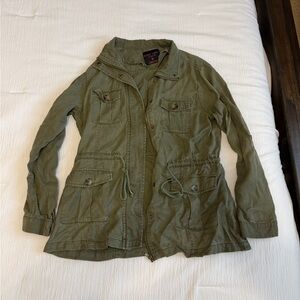 Black Label Olive Utility Jacket